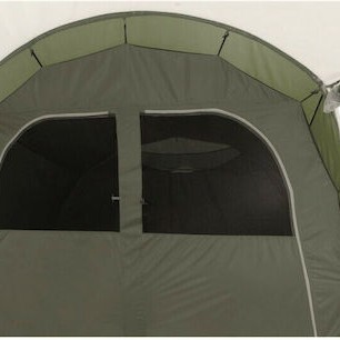 Easy Camp Huntsville 600 Twin Σκηνή Camping Τούνελ Πράσινη με Διπλό Πανί 3 Εποχών για 6 Άτομα 605x240x200εκ.