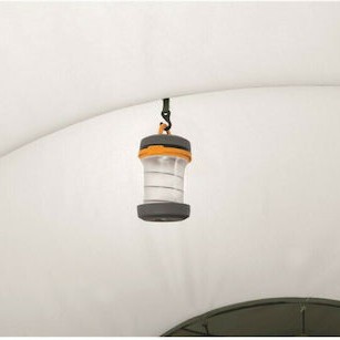 Easy Camp Huntsville 600 Twin Σκηνή Camping Τούνελ Πράσινη με Διπλό Πανί 3 Εποχών για 6 Άτομα 605x240x200εκ.