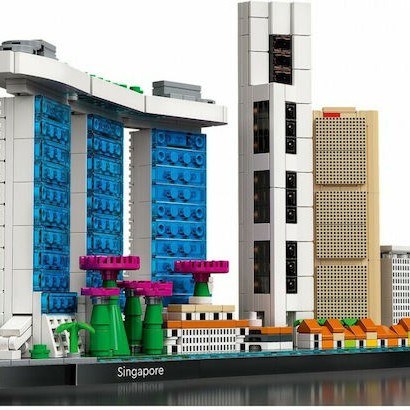Lego Architecture Singapore για 18+ Ετών 827τμχ