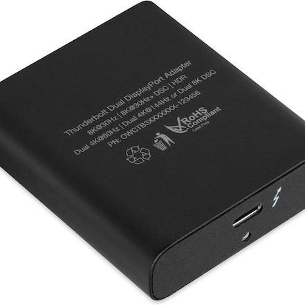 OWC Μετατροπέας USB-C female σε DisplayPort 2x female (OWCTB3ADP2DPT)