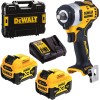 Dewalt Brushless Μπουλονόκλειδο Μπαταρίας 12V 2x5Ah με Υποδοχή 1/2