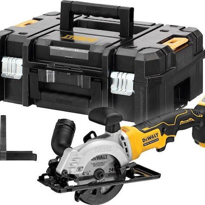 Dewalt Δισκοπρίονο Brushless 18V Solo με Σύστημα Αναρρόφησης