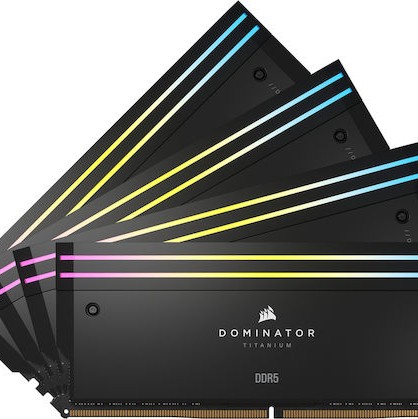 Corsair Dominator Titanium DDR5 96GB RAM με 4x24GB Modules και Ταχύτητα 6000 για Desktop
