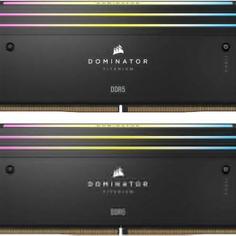 Corsair Dominator Titanium RGB XMP DDR5 32GB RAM με 2x16GB Modules και Ταχύτητα 6000 για Desktop
