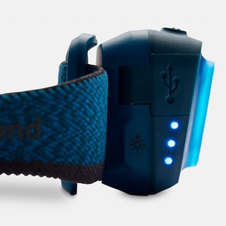 Black Diamond Επαναφορτιζόμενος Φακός Κεφαλής LED IP67 με Μέγιστη Φωτεινότητα 400lm Azul