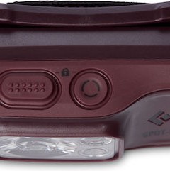 Black Diamond Επαναφορτιζόμενος Φακός Κεφαλής LED IP67 με Μέγιστη Φωτεινότητα 400lm Spot 400-r Bordeaux