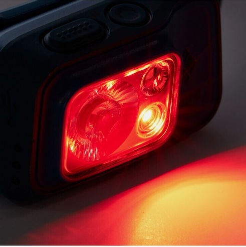 Black Diamond Επαναφορτιζόμενος Φακός Κεφαλής LED IP67 με Μέγιστη Φωτεινότητα 400lm Graphite