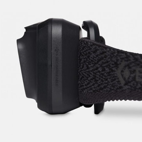 Black Diamond Επαναφορτιζόμενος Φακός Κεφαλής LED IP67 με Μέγιστη Φωτεινότητα 400lm Graphite