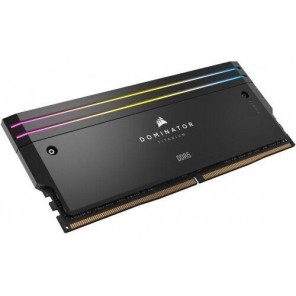 Corsair Dominator Titanium RGB XMP DDR5 64GB RAM με 4x16GB Modules και Ταχύτητα 6000 για Desktop
