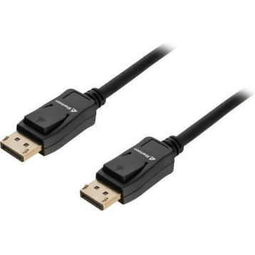Sharkoon Cable DisplayPort male - DisplayPort male 1m Μαύρο (4044951036103)