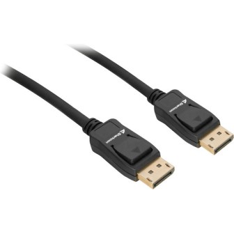 Sharkoon Cable DisplayPort male - DisplayPort male 5m Μαύρο (4044951036134)