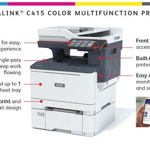 Xerox Versalink C415 Έγχρωμο Πολυμηχάνημα Laser C415V_DN