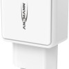 Ansmann Φορτιστής Χωρίς Καλώδιο με Θύρα USB-A και Θύρα USB-C Λευκός (HC218PD)