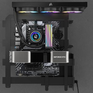 Corsair Dominator Titanium RGB XMP White DDR5 64GB RAM με 4x16GB Modules και Ταχύτητα 6000 για Desktop