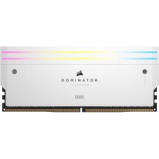 Corsair Dominator Titanium RGB XMP White DDR5 64GB RAM με 4x16GB Modules και Ταχύτητα 6000 για Desktop
