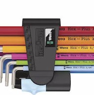 Wera Σετ 9 Κλειδιά Allen σε Σχήμα L 3950/9 Hex-Plus Multicolour