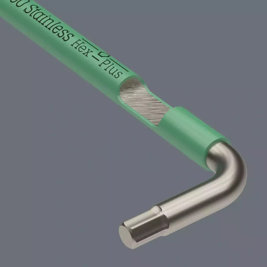 Wera Σετ 9 Κλειδιά Allen σε Σχήμα L 3950/9 Hex-Plus Multicolour