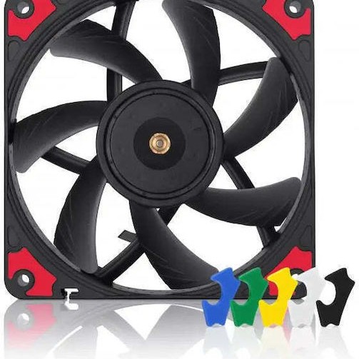 Noctua NF-A12x25 PWM chromax.black.swap Case Fan 120mm με Σύνδεση 4-Pin