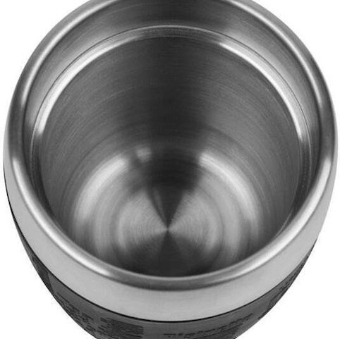 Emsa Τravel Cup Ποτήρι Θερμός Ανοξείδωτο 200ml Μαύρο με Επιστόμιο