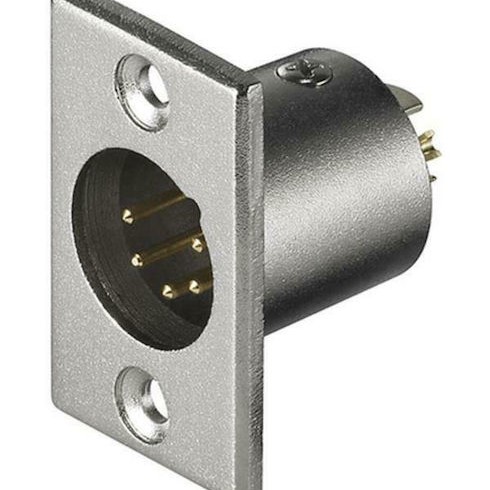 Goobay Ενωτικό Καλωδίων XLR M 5 pin Ανοξείδωτο ατσάλι (11966)