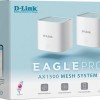 D-Link EAGLE PRO AI M15 WiFi Mesh Network Access Point Wi‑Fi 6 Dual Band (2.4 & 5GHz) σε Διπλό Kit