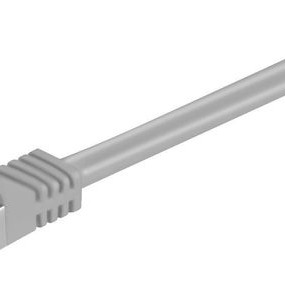 Goobay S/FTP Cat.7 Καλώδιο Δικτύου Ethernet 1m Γκρι 1τμχ