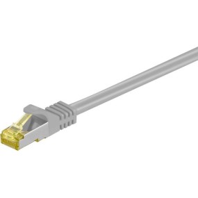 Goobay S/FTP Cat.7 Καλώδιο Δικτύου Ethernet 1m Γκρι 1τμχ
