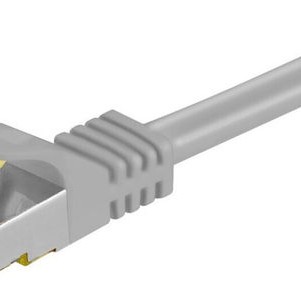 Goobay S/FTP Cat.7 Καλώδιο Δικτύου Ethernet 1m Γκρι 1τμχ