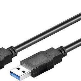Goobay USB 3.0 Cable USB-A male - USB-A male Μαύρο 1.8m (93928)