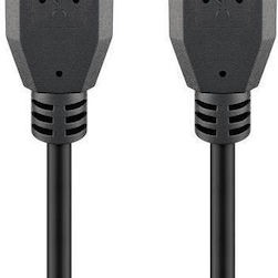 Goobay USB 3.0 Cable USB-A male - USB-A male Μαύρο 1.8m (93928)