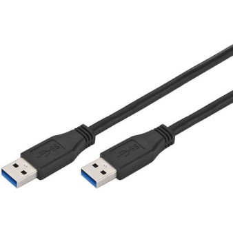 Goobay USB 3.0 Cable USB-A male - USB-A male Μαύρο 1.8m (93928)