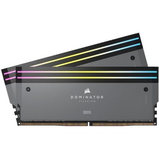 Corsair Dominator Titanium RGB EXPO DDR5 64GB RAM με 2x32GB Modules και Ταχύτητα 6000 για Desktop