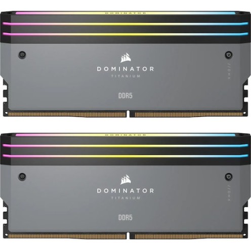Corsair Dominator Titanium RGB EXPO DDR5 64GB RAM με 2x32GB Modules και Ταχύτητα 6000 για Desktop