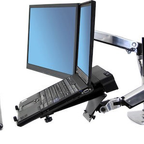 Ergotron LX Επιτραπέζια Βάση για 2 Οθόνες έως 24