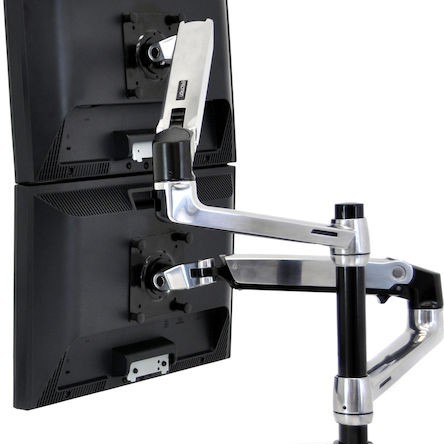 Ergotron LX Επιτραπέζια Βάση για 2 Οθόνες έως 24