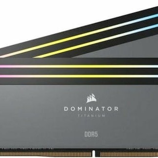 Corsair Dominator Titanium RGB EXPO DDR5 32GB RAM με 2x16GB Modules και Ταχύτητα 6000 για Desktop
