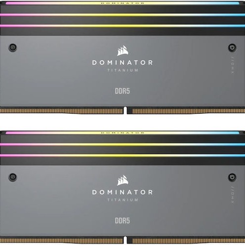 Corsair Dominator Titanium RGB EXPO DDR5 32GB RAM με 2x16GB Modules και Ταχύτητα 6000 για Desktop