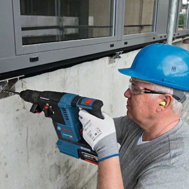 Bosch GBH 18V-26 F Professional Κρουστικό Σκαπτικό Πιστολέτο Μπαταρίας Brushless 18V 2x5.5Ah με Υποδοχή SDS Plus