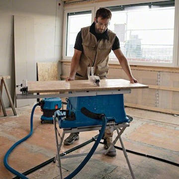 Bosch GTS 18V-216 Solo Δισκοπρίονο Πάγκου Μπαταρίας με Δίσκο Κοπής Διαμέτρου 216mm & Ταχύτητα Κοπής 4500rpm