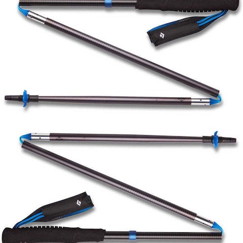 Black Diamond Distance Z Σπαστά Μπατόν Ορειβασίας Αλουμινίου 2τμχ Μαύρα