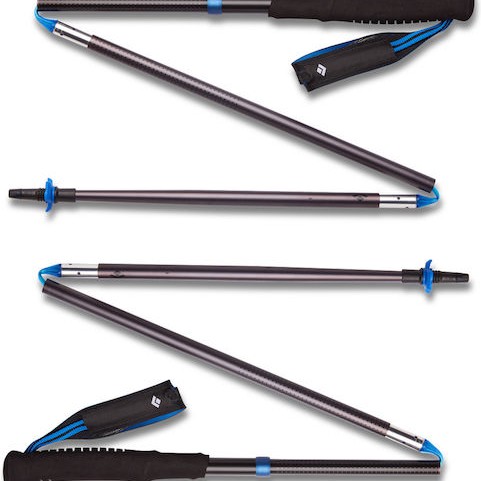 Black Diamond Distance Z Σπαστά Μπατόν Ορειβασίας Αλουμινίου 2τμχ Μαύρα