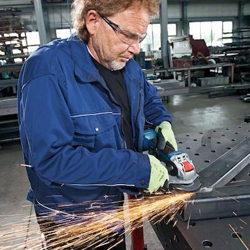 Bosch GWX 18V-10 Τροχός 125mm Μπαταρίας 18V Solo