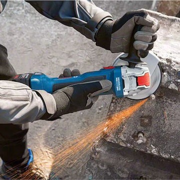 Bosch GWX 18V-7 Τροχός 125mm Μπαταρίας Brushless 18V Solo