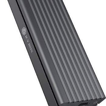 Icy Box Θήκη για Σκληρό Δίσκο M.2 PCI Express NVME με σύνδεση USB 3.1 Type-C σε Γκρι χρώμα