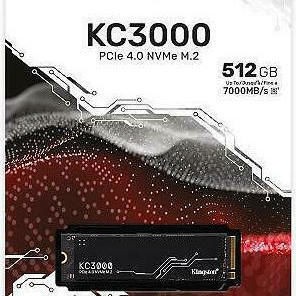 Kingston KC3000 SSD 512GB M.2 NVMe PCI Express 4.0 SKC3000S/512G