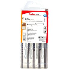 Fischer Stone Drill Bit Set D-sdx Set 5-12mm 5 Pieces