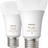 Philips Smart Λάμπες LED 9W για Ντουί E27 και Σχήμα A60 RGBW 806lm Dimmable 2τμχ