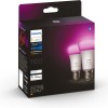 Philips Smart Λάμπες LED 9W για Ντουί E27 και Σχήμα A60 RGBW 806lm Dimmable 2τμχ