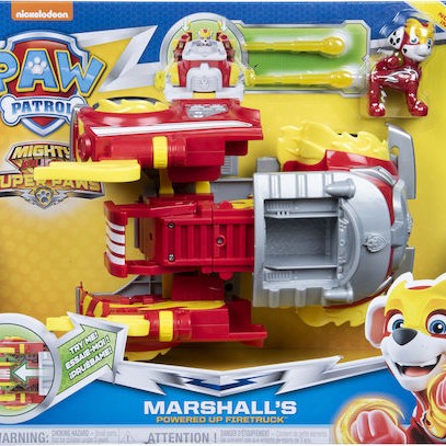 Spin Master Παιχνίδι Μινιατούρα Power Changing Vehicle Marshall Paw Patrol για 3+ Ετών