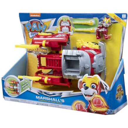Spin Master Παιχνίδι Μινιατούρα Power Changing Vehicle Marshall Paw Patrol για 3+ Ετών
